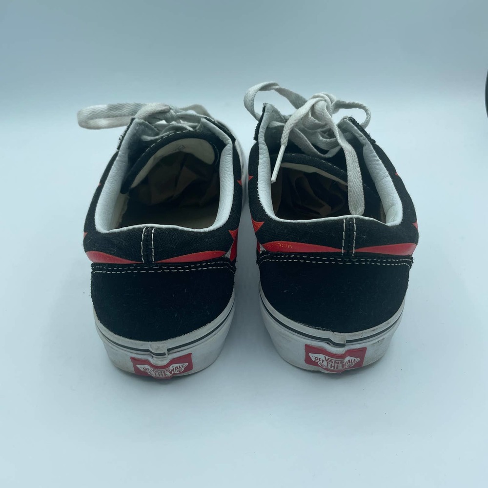 Vans Unisex Flames Old Skool Sneakers Size 8.5 women's/men 7 - Picture 3 of 5
